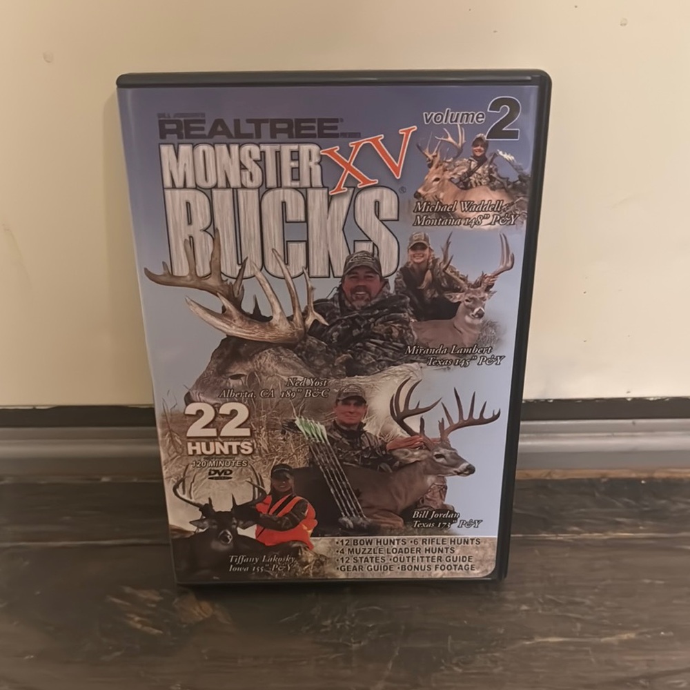 Realtree Monster Bucks XV Volume 2 DVD - Black and White